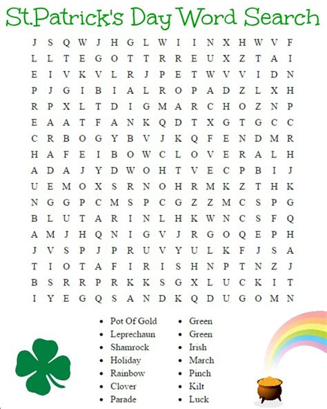 Free Printable St Patricks Day