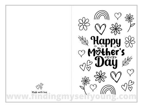 Free Printable Super Mom Mothers Day Cards To Color