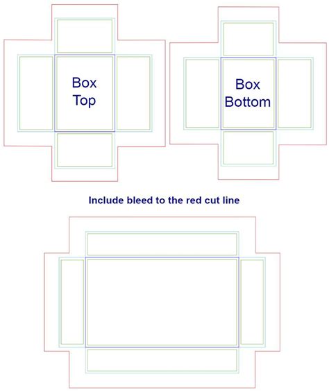 Free Printable Template For 12 X6 X1 Gift Box
