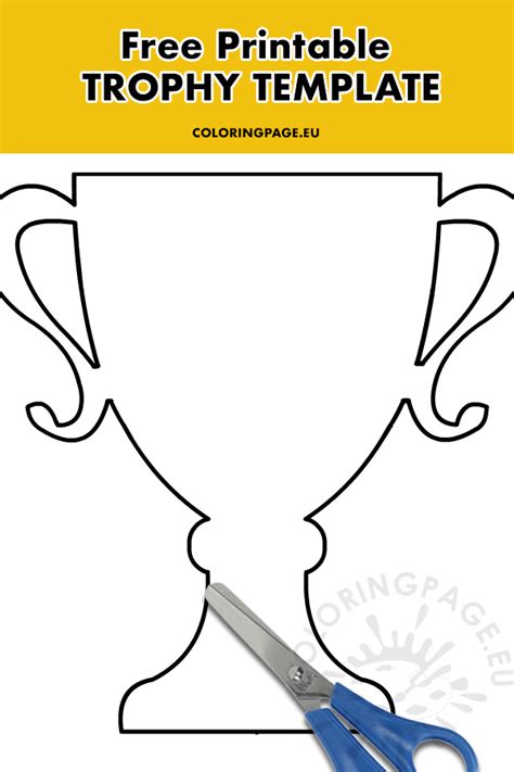 Free Printable Trophy Template