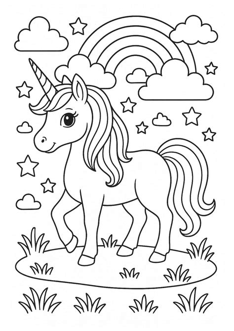 Free Printable Unicorn Coloring Pages For Kids