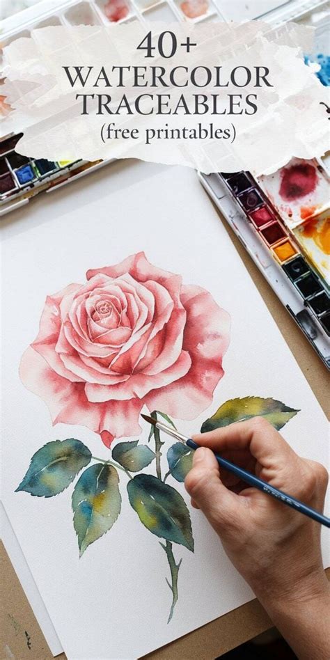 Free Printable Watercolor Coloring Pages