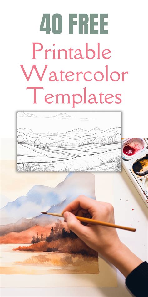 Free Printable Watercolor Pictures To Paint