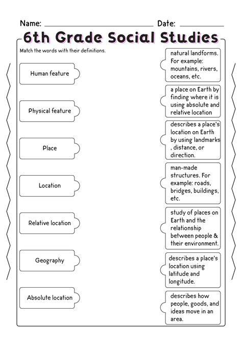 Free Printable Worksheets For 5th Grade Social Studies