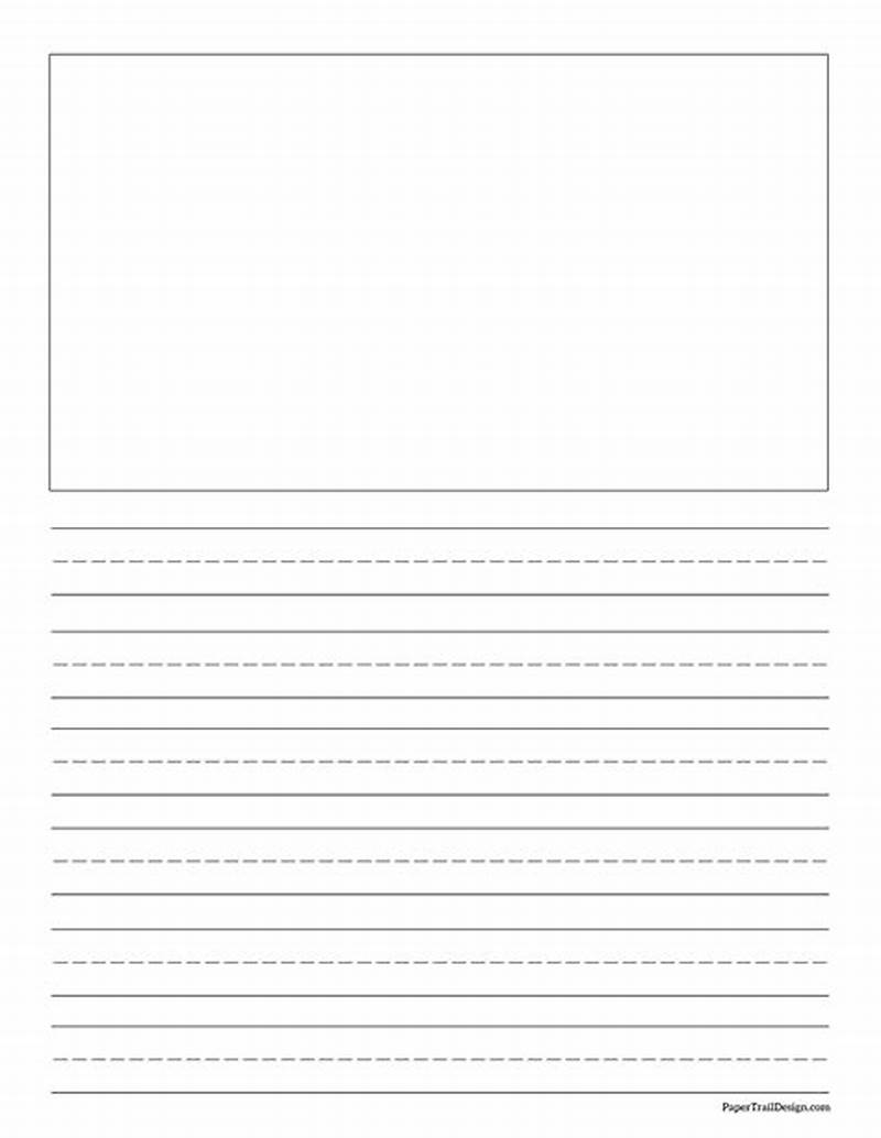 Free Printable Writing Paper With Drawing Box