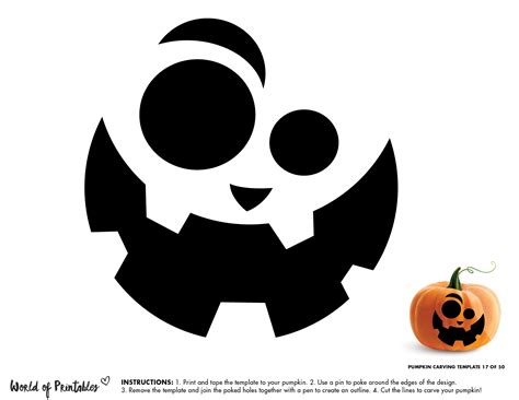 Free Pumpkin Face Templates