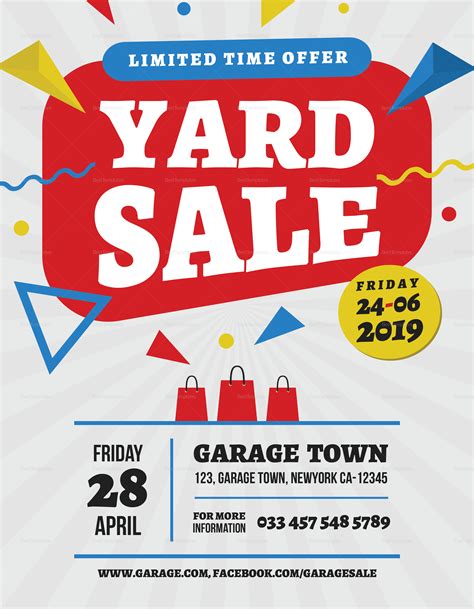 Free Rummage Sale Flyer Template