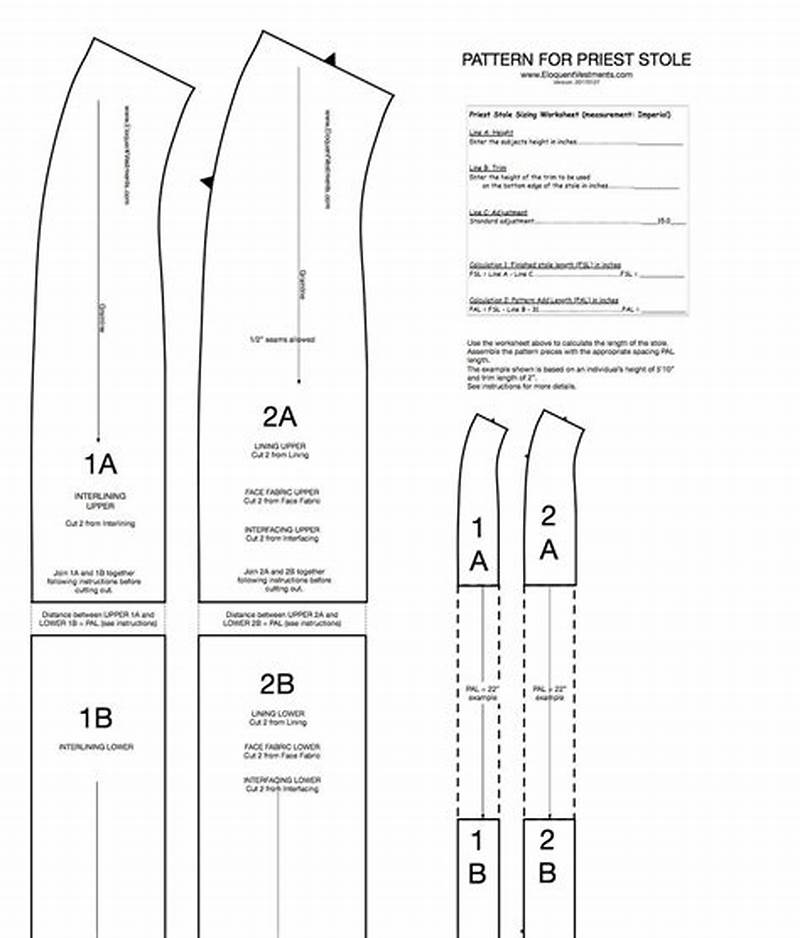 Free Sewing Graduation Stole Pattern