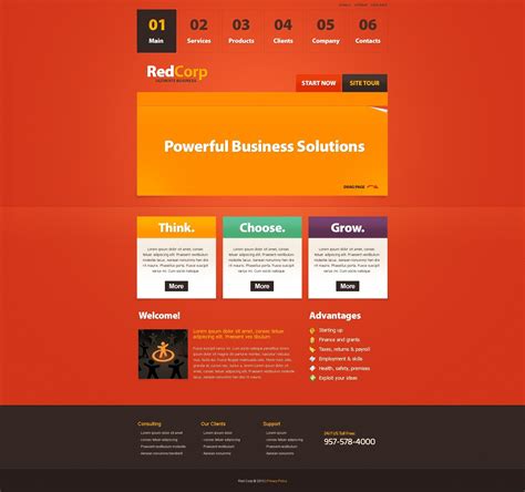 Free Small Business Website Templates