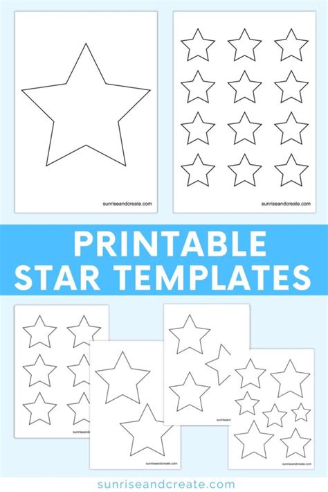 Free Star Printable Template