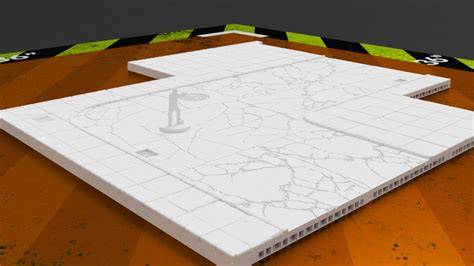 Free Tabletop Printable 4'x4 Modular Urban Tiles