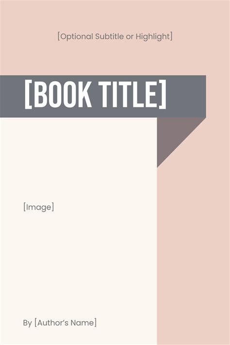 Free Templates For Book Covers