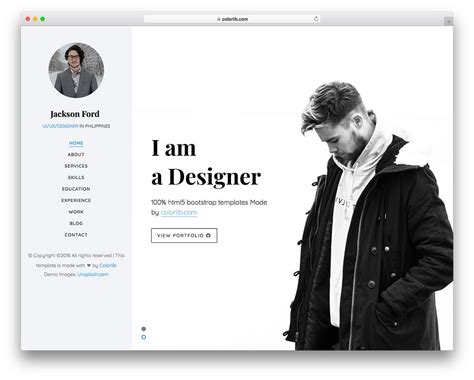 Free Templates For Personal Website