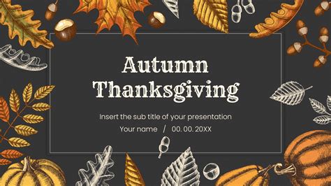Free Thanksgiving Powerpoint Templates