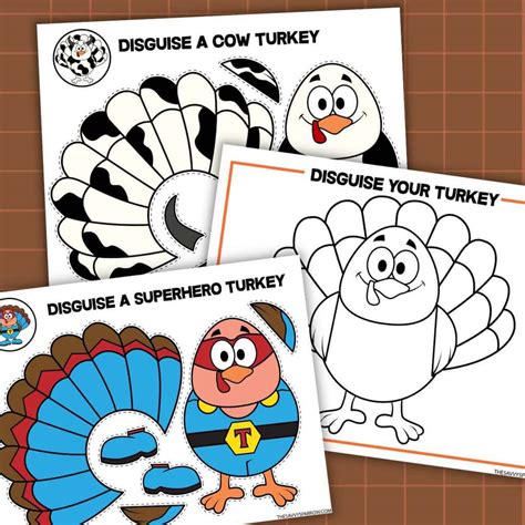 Free Turkey Disguise Template