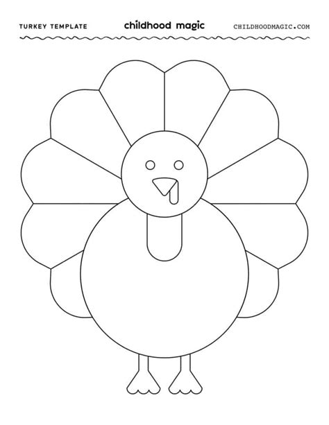 Free Turkey Printable Template