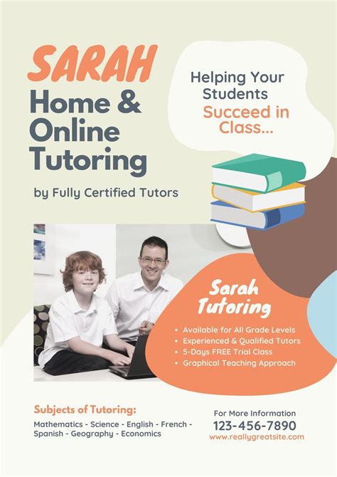 Free Tutoring Flyer Template