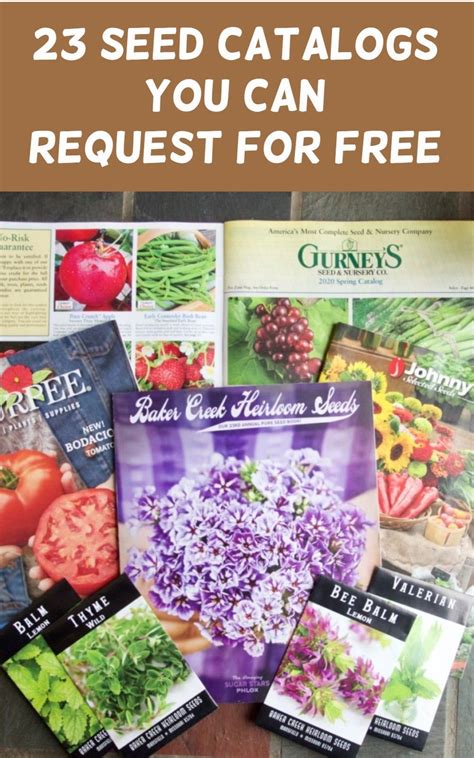 Free Vegetable Seed Catalogs