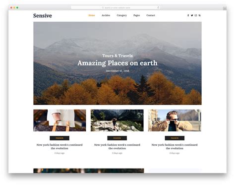 Free Web Page Templates Html5