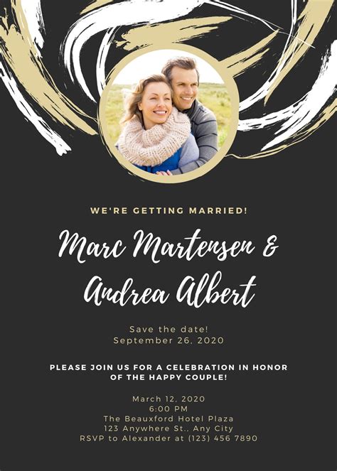 Free Wedding Announcement Templates Download