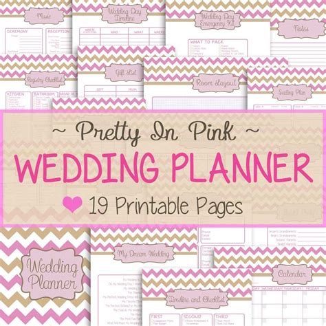 Free Wedding Planner Printables