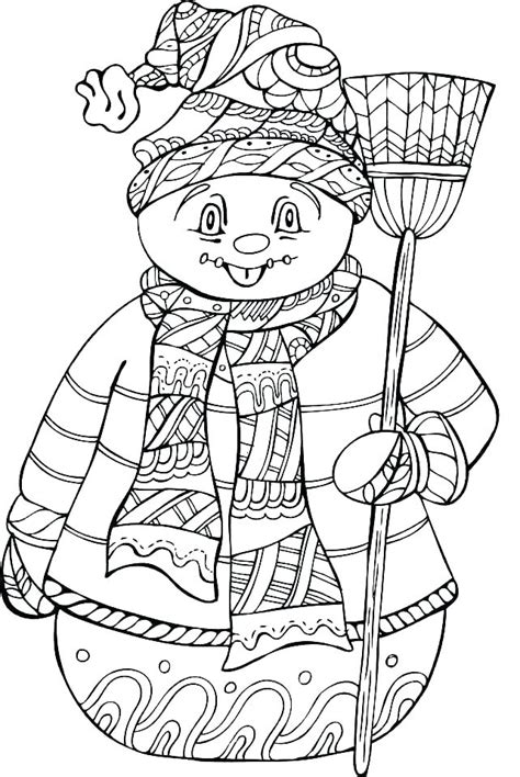 Free Winter Coloring Sheets Printable