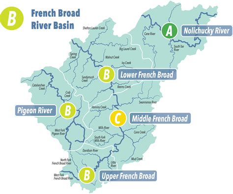 French Broad River Depth Chart