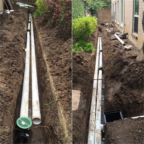 French Drain with Catch Basin