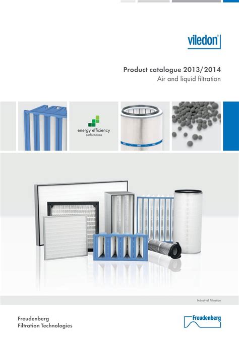 Freudenberg Filter Catalogue