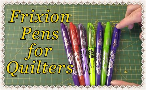Pens for Quilting