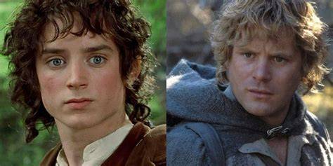 Ilustrasi Frodo dan Sam