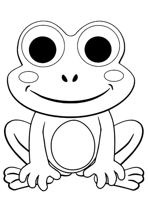 Frog Coloring Pictures Free Printables