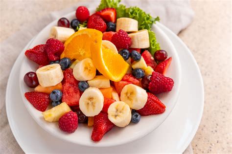 Fruits and vegetables breakfast