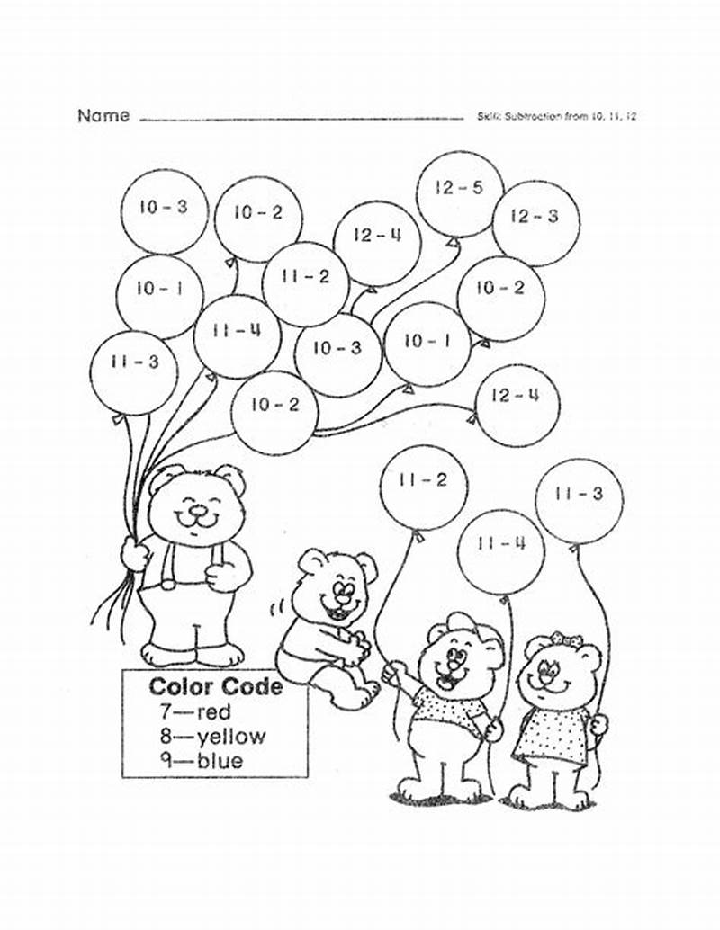 Fun Math Coloring Worksheets For 2nd Grade