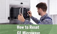 GE Profile Microwave Reset Button