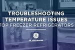 GE Profile Refrigerator Problems Temperature