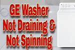 GE Washer Not Draining Completely