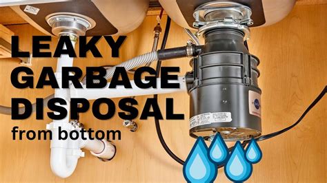 GE garbage disposal leak