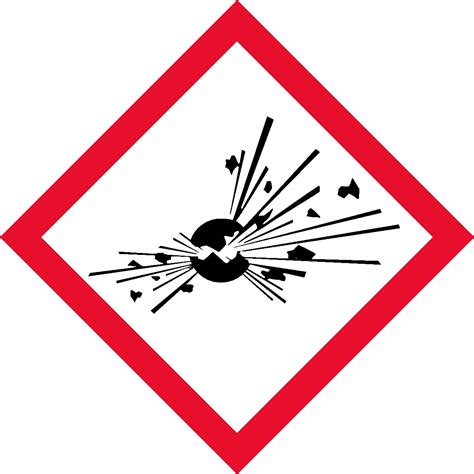 Exploding Bomb GHS symbol