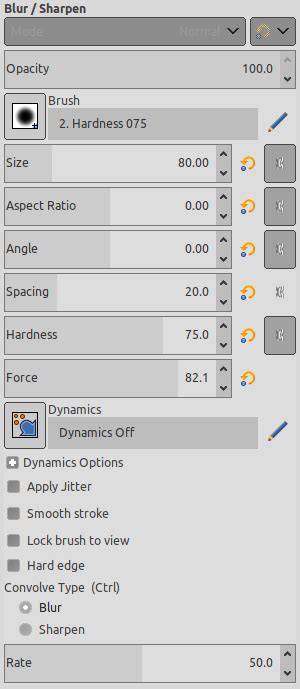 Use the Sharpen tool