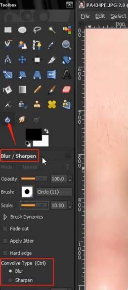 Increase sharpness in GIMP