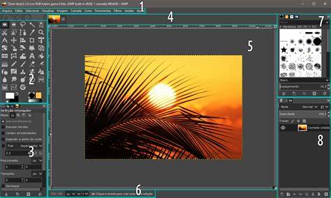 GIMP interface