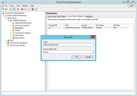 GPO software deployment process