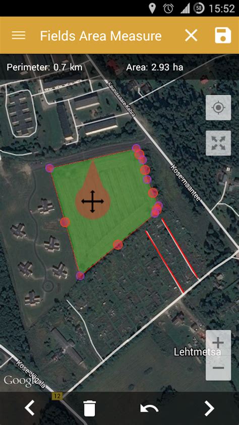 GPS Fields Area Measure