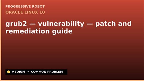 GRUB Access in Oracle Linux