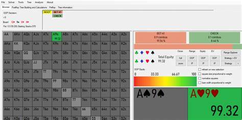 GTO Poker Solver Screenshot