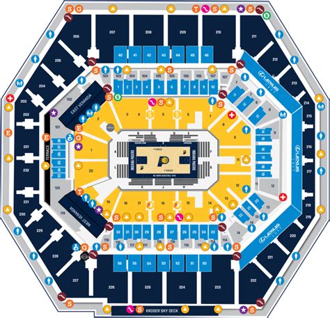 Gainbridge Fieldhouse Seating Chart With Seat Numbers