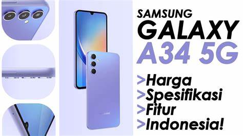 Galaxy A34 5G harga in Indonesia