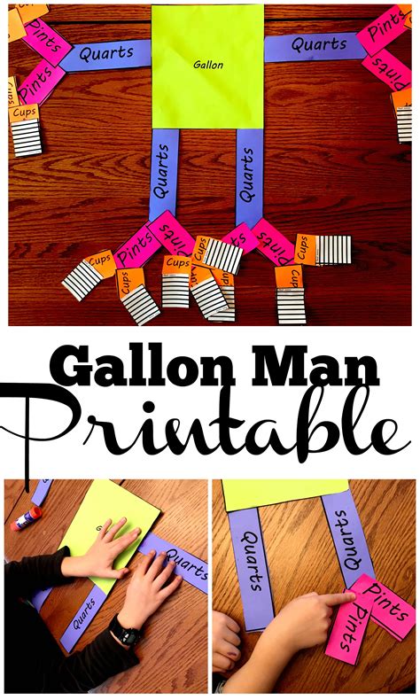 Gallon Man Free Printable