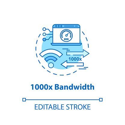 Gambar ilustrasi Bandwidth